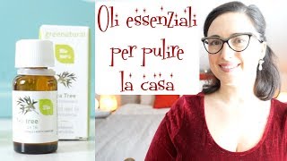 COME USO GLI OLI ESSENZIALI PER PULIRE IN CASA  ricette diy [upl. by Enoid]