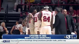 WKU Mens Basketball beats Lipscomb 6661 [upl. by Enyawad]