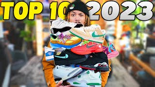 TOP 10 SNEAKER RELEASES OF 2023 [upl. by Tacita]