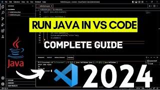 How to Install amp Run Java in Visual Studio Code 2024 Complete Guide  Java Extensions in VS Code [upl. by Gates111]