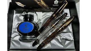 Fountain pen haul Pilot and Benu can you spot the Pilot copycat pen 71324 [upl. by Noskcire]