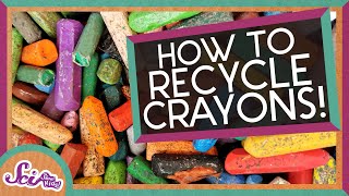 Recycling Old Crayons  An Earth Day Activity  SciShow Kids [upl. by Haynes666]