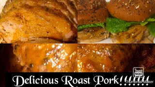 Delicious Tender Caribbean Style Oven Roast pork [upl. by Akeenahs]