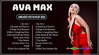 AVA MAX  Playlist 2024 Best Songs Collection Full Album Lyrics [upl. by Arundel450]