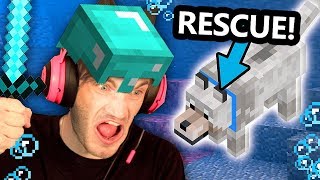 Saving my Minecraft Dog At ALL COSTS  Part 10 [upl. by Ahsitaf]