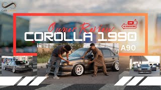 Corolla 1990 Project Car  Owner Review  A90 carchowk automobile pakwheels [upl. by Gardener413]