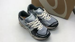 ASICS Gel Kayano 14 Black Glacier Grey Silver 1201A935 001 Detailed Review [upl. by Sherrer]