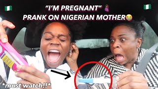 PREGNANCY PRANK ON MY AFRICAN MUM think I took it too far [upl. by Seldun]