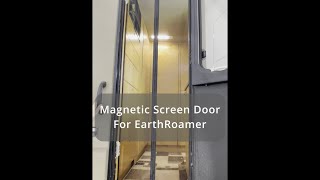 Magnetic Screen Door for EarthRoamer [upl. by Rahab]