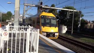 Sydney Trains service from Ashfield to Parramatta via Strathfield Railway Station [upl. by Jabon]