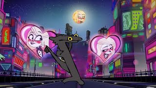 Hazbin Hotel Verbalase 50k Meme Toothless Hide Away From Charlie [upl. by Wheeler866]