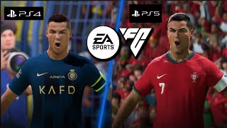 EA SPORTS FC 25 PS4 VS PS5 Comparison [upl. by Tarah]