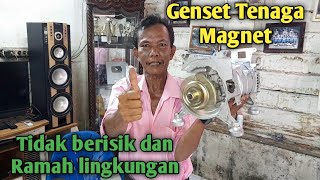 Genset tenaga Magnet Free Energy Karya Roslin Tenik [upl. by Fanechka]