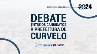 Debate Candidatos a Prefeitura de Curvelo 2024 [upl. by Sandon]