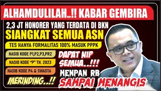 🔴ALHAMDULILAH YA ALLAH RESMI MENPAN RB PASTIKAN SEMUA HONORER DIANGKAT 100  TES HANYA FORMALITAS [upl. by Anivram260]