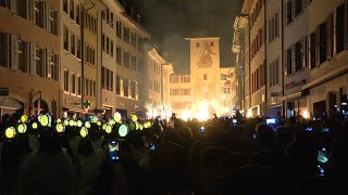 Sonne Schnee und Feuer  Fasnacht und Chienbäse Liestal 2023 [upl. by Shana]