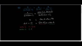 EXO DES 3  Décomposition dune fraction avec numérateur variable [upl. by Adnilec920]