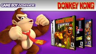 Donkey Kong series for Game Boy Advance  GBA  My Boy [upl. by Nabal]