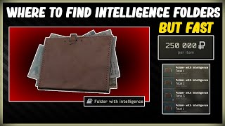 WHERE TO FIND A FOLDER WITH INTELLIGENCE IN ESCAPE FROM TARKOV  WHERE DOSE INTEL SPAWN  1211 [upl. by Arlan816]