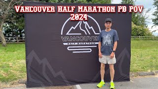 Vancouver Half Marathon POV race 2024 [upl. by Scevo955]