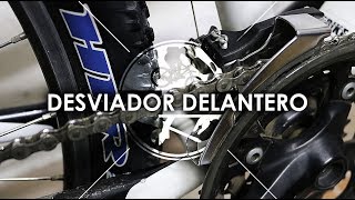 Cómo ajustar el desviador delantero de tu bicicleta [upl. by Pavyer]