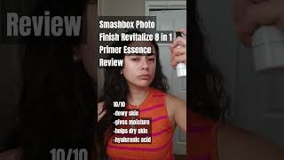 Smashbox Photo Finish Revitalize 8 in 1 Primer Essence Review [upl. by Pablo]