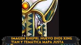 NUEVO DIOS XING TIAN  IMÁGENES KHEPRI  Datamining 21  Smite en Español [upl. by Repip]