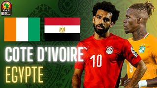 🔴🇨🇮🇪🇬 COTE DIVOIRE  EGYPTE LIVE  🚨🔥ENORME CHOC  18EMES DE FINALE CAN  CAN 2022  CAN 2021 [upl. by Barnaba161]