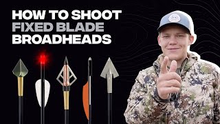 How to shoot Fixed Blade Broadheads out of Bat Reverse [upl. by Joiner913]