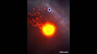 Black hole vs Red giant Star [upl. by Sardse]