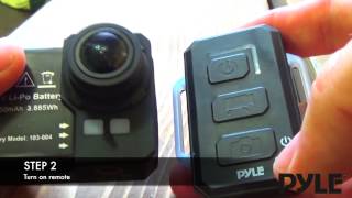 How to Pair WIFI Remote with Pyle Expo Action Camera PSCHD90 [upl. by Richella481]