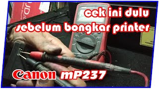 Printer Canon mP237 mati total [upl. by Nhtanhoj]