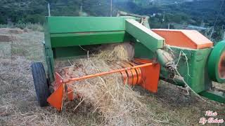 Lavori agricoli pressatura fieno Fiat 880DTHGallignani 146 special Agricultural work baling hay [upl. by Giles331]