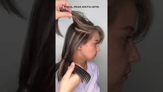 Mechas a Dos Tonos shortvideo  RAUL ROA ESTILISTA [upl. by Sholes]