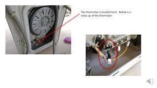 Thermistor Replacement for LG Washing Machine [upl. by Roper]