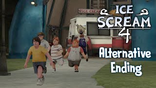 Ice Scream 4 Alternative Ending  Full Gameplay [upl. by Kleper]