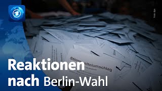 Gemischte Reaktionen nach BerlinWahl [upl. by Ashby]