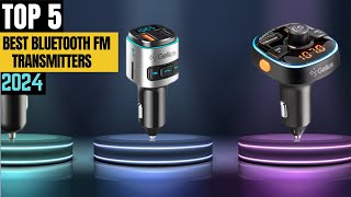 TOP 5 Best Bluetooth FM Transmitters 2024 [upl. by Faunia]