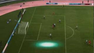 FIFA 12  Tutorial Torabschluss 35  Angeschnittener Schuss  Beispiele  FIFAtazztics [upl. by Magavern]