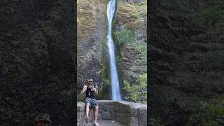 Waterfall Wednesday from Horsetail Falls OR 🗻💦 Have a great day everyone🙏🏼❤️ [upl. by Jenica803]