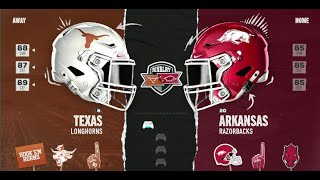 CFB REIMAGINED 2024 Season Week 12  8 Texas 63  20 Arkansas 63 [upl. by Yllus]