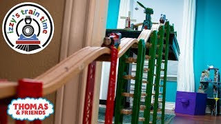 Thomas and Friends  Thomas Train and Brio MASSIVE Table to Floor Track Fun Toy Trains for Kids [upl. by Aicyla]