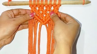 Macrame  Macrame Wall Hanging Design 2024  Macrame simple design [upl. by Dall]