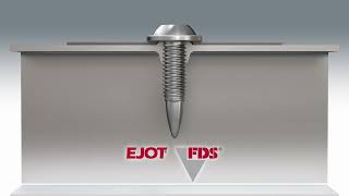 EJOT FDS with clearance hole  Product Animation [upl. by Anaj]