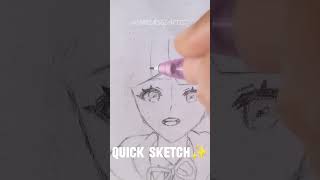 Drawing Letter quotCquot  Chiaki Nanami ✨😄 anime shorts drawing danganronpa chiaki [upl. by Flora]