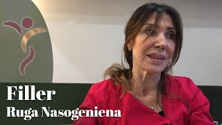 Filler per ruga nasogeniena  Dr Mariateresa Grecchi [upl. by Dnar]