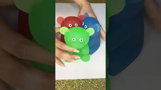 GIANT GUMMY BEARS 🐻 slime fun cute [upl. by Barnebas]