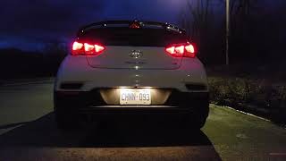 2019 Veloster N Launch and Stock Exhaust Sound N Mode Performance Pack [upl. by Larimer]