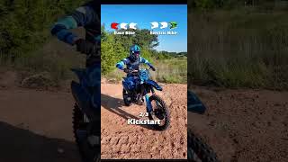 Electric dirt bike vs gas bike Who wins [upl. by Adelina]