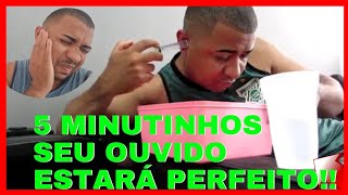 como fazer a lavagem do ouvido em casa para ouvidos tampados rápido fácil e perfeito em minutos [upl. by Nyleek952]